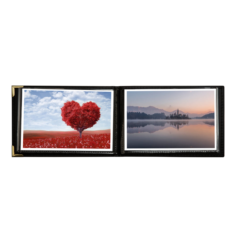 Kenro Carlton Series Mini Photo Album with 6x4 inch / 10x15cm pages, showcasing a compact, stylish photo album design.