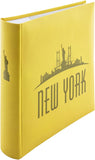 Kenro City Series New York Skyline memo photo album holding 200 6x4 inch photos with cityscape cover design.