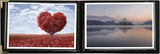 Kenro Carlton Series mini photo album with black cover and metal corner protectors, compact storage for printed photos.