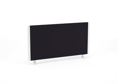 Impulse Straight Screen W800 x D25 x H400mm Black With White Frame - I004616 DD