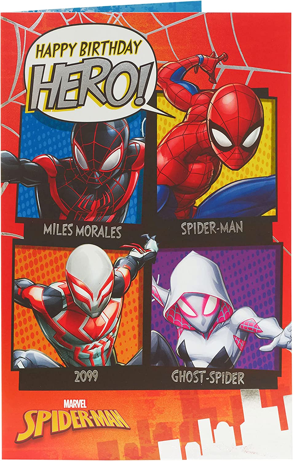 Marvel Spiderman Birthday Card