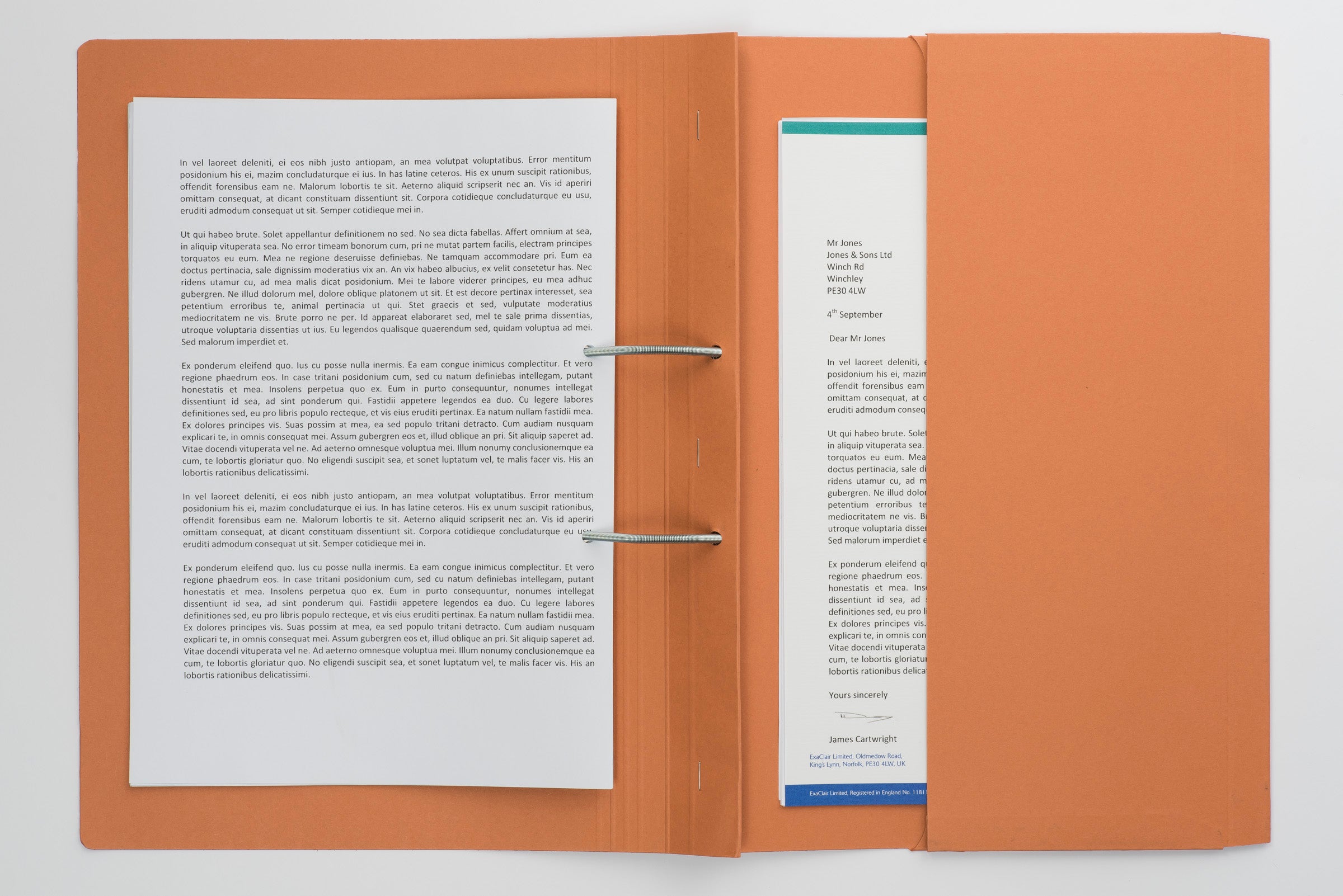 Guildhall Spring Pocket Transfer File Manilla Foolscap 315gsm Orange (Pack 25) - 211/9063Z