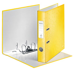 Leitz Lever Arch File 180 WOW A4 50mm Yellow (Pack 10) - 10060016 DD
