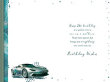 Kingfisher 21 Godson greeting card featuring vibrant design, perfect for celebrating your godson with a thoughtful message.