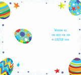 Kingfisher Grandson greeting card featuring colorful, cheerful design with a heartfelt message for special occasions.