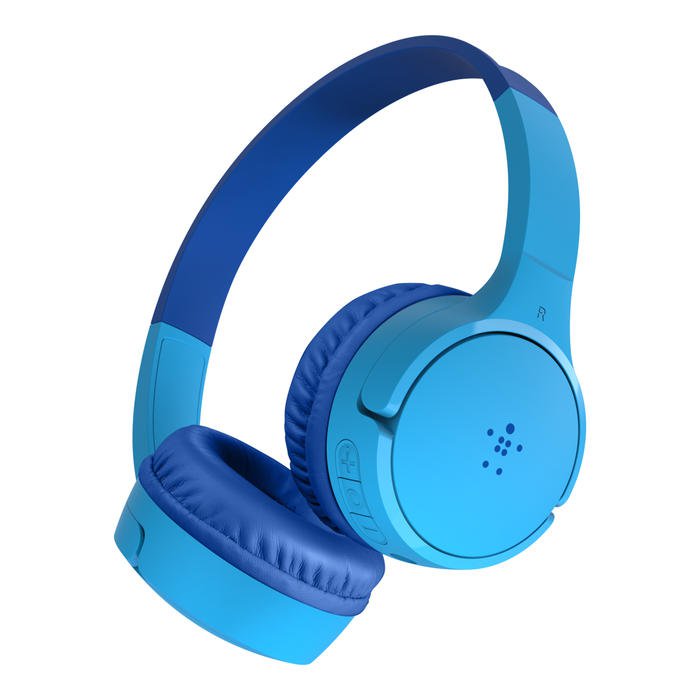 Belkin SoundForm Mini Blue Wireless and Wired Kids Headphones