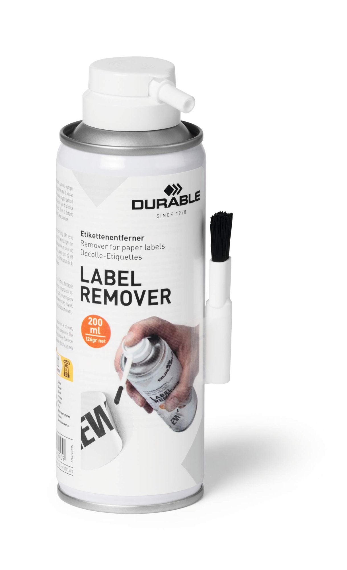 Durable Label Remover Spray with Application Brush 200ml - 586700