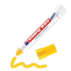 edding 950 Industry Painter Permanent Marker Bullet Tip 10mm Line Yellow (Pack 10) - 4-95005