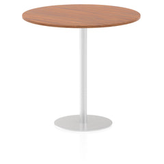 Dynamic Italia 1200mm Poseur Round Table Walnut Top 1145mm High Leg ITL0167 DD