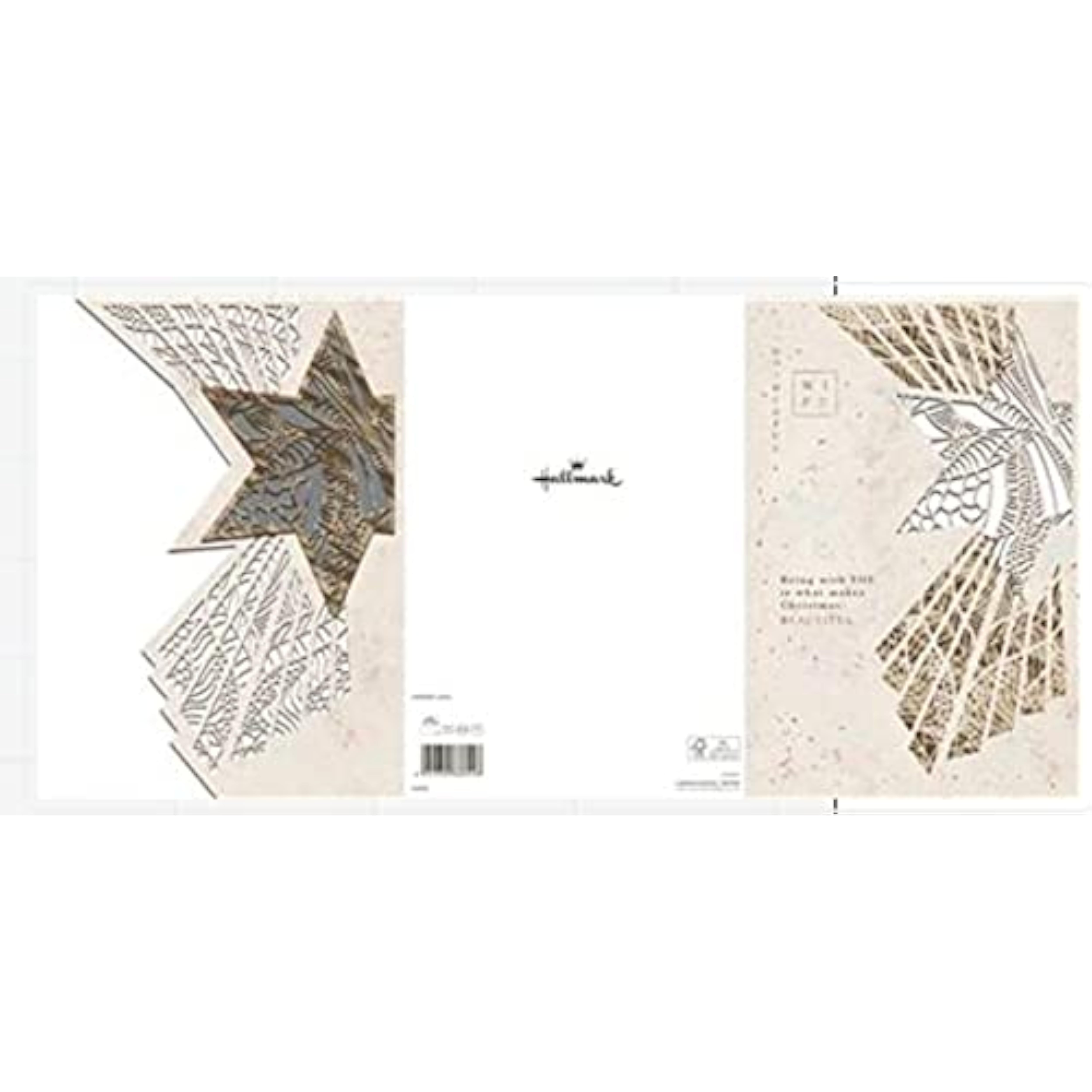 Being With You is What Makes Christmas Beautiful Greeting Card with Romantic Festive Design