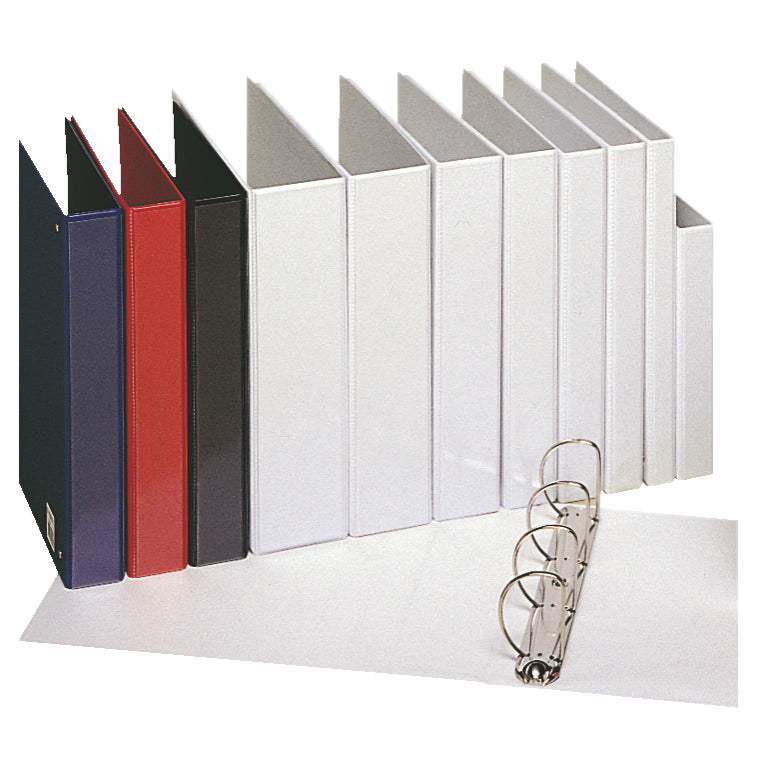 Esselte Essentials Presentation Ring Binder Polypropylene 4 D-Ring A4 60mm Rings Blue (Pack 10) 49718 DD