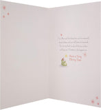 Mam and Dad Christmas Greeting Card with Heartfelt Festive Wishes and Warm Seasonal Design