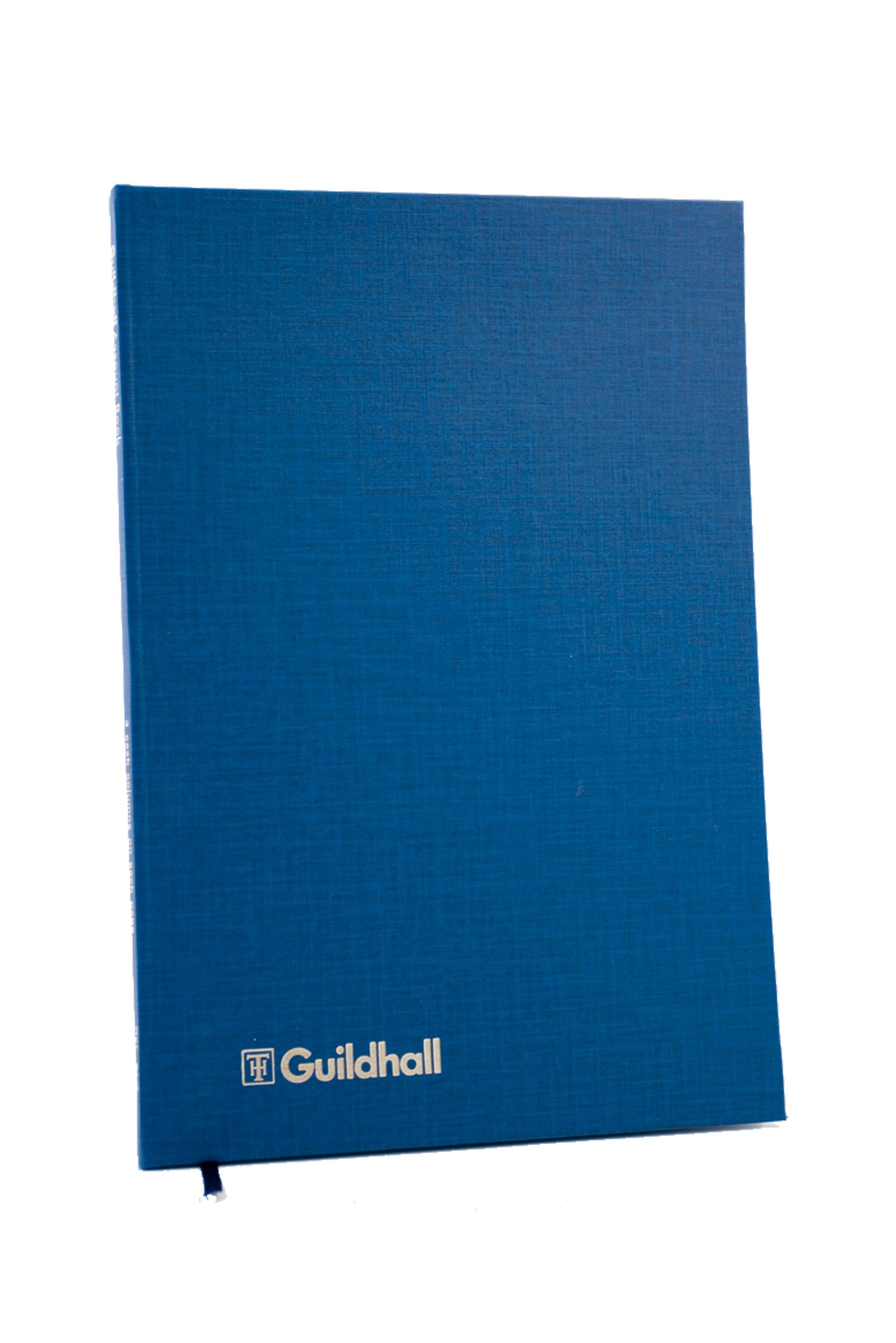 Guildhall Account Book Casebound 298x203mm 2 Cash Columns 80 Pages Blue - 31/2Z