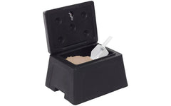 Grit Bin 25kg and 1 Plastic Scoop And 1 Bag Of Rock Salt 0108065