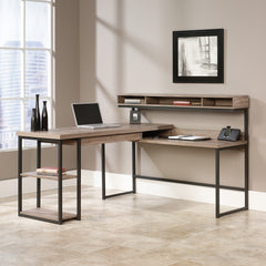 Streamline Home Office L-Shaped Desk Salt Oak - 5414417 DD