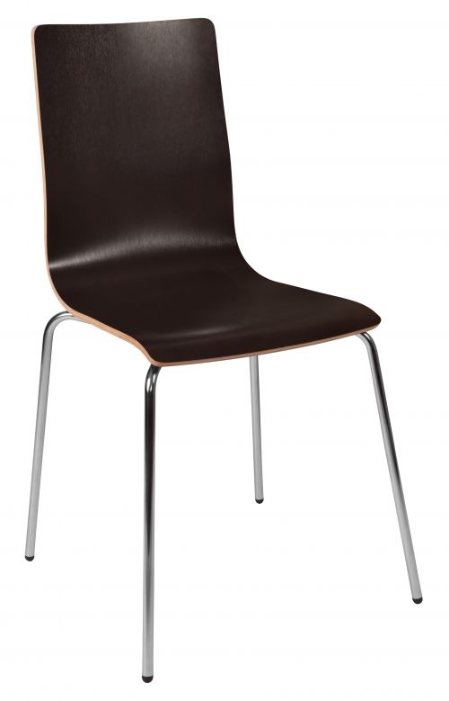 Loft Bistro Wenge Coloured Chairs (Pack 4)