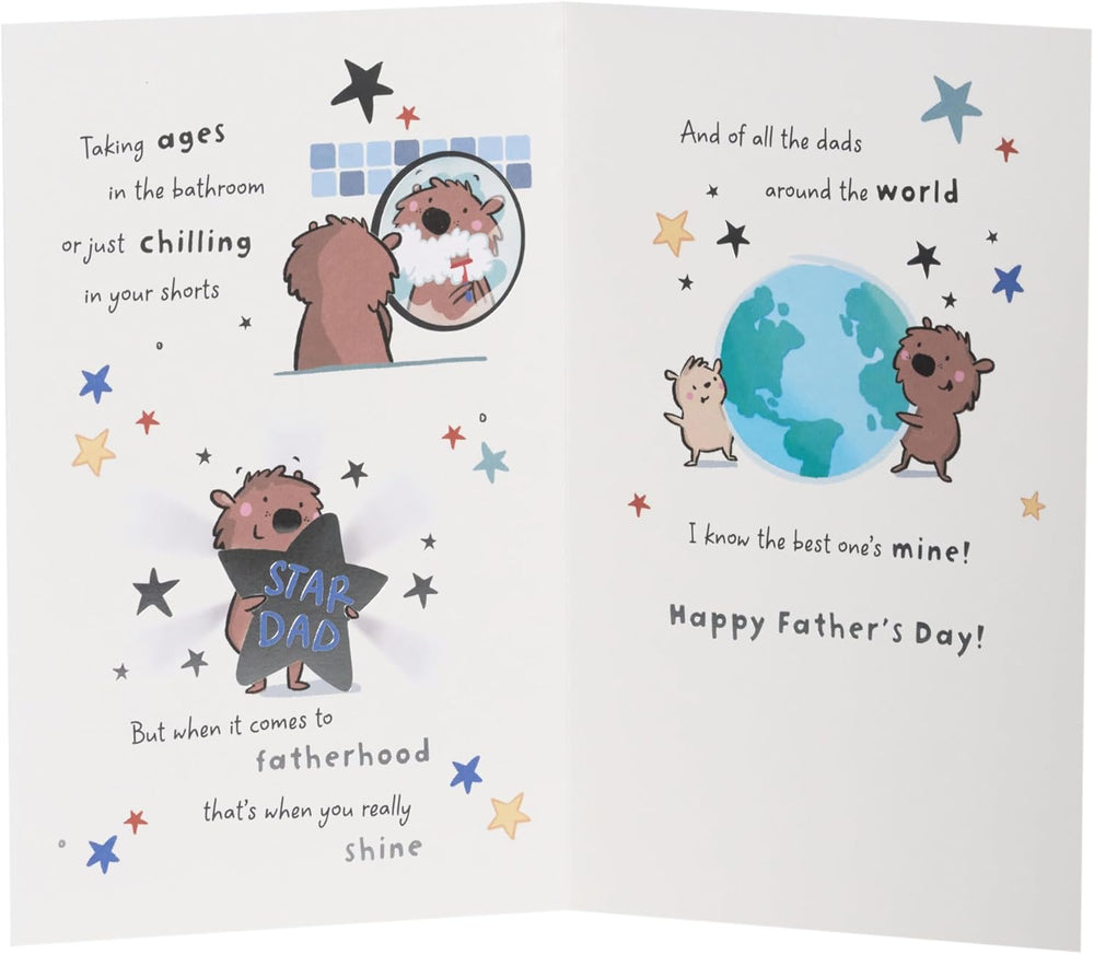 UK Greetings Father's Day Card for Dad - Witty Design