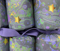 Christmas Green & Blue Crackers