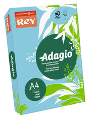 Rey Adagio Paper A4 80gsm Bright Blue (Ream 500) RYADA080X421