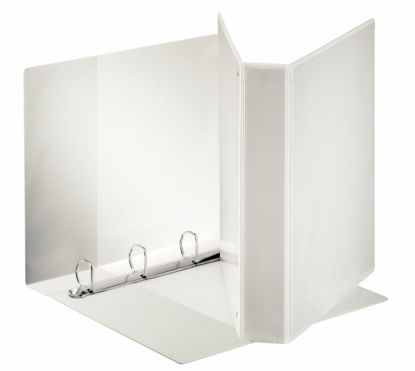 Esselte Standard Presentation Ring Binder Polypropylene 4 D-Ring A4 40mm Rings White (Pack 10) 55295 DD