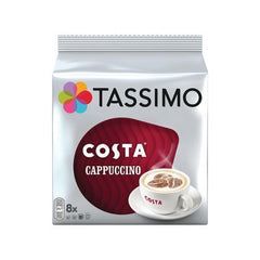 Tassimo Costa Cappuccino Coffee Capsule(Pack 8) - 4056513