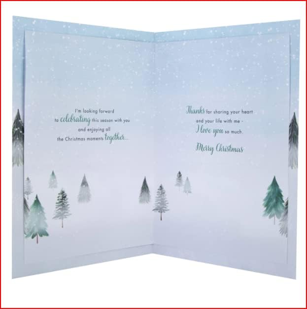 Boyfriend Open Christmas Card – Heartfelt Festive Greeting