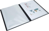 Rapesco 1650 Germ - Savvy Antibacterial, Hardcover Polypropylene Presentation Folder 36 Pockets A4, Black