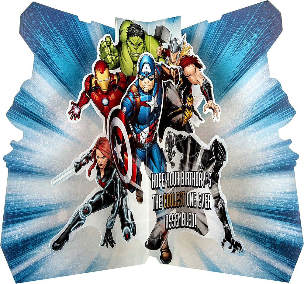 Marvel Avengers Avengers Pop Out Brother Birthday Card