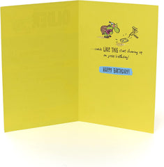 Funny Giggles Birthday Card You Know Your Getting Older When