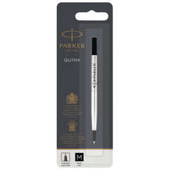 Parker Quink Rollerball Refill for Rollerball Pens Medium Black (Single Refill) - 1950323