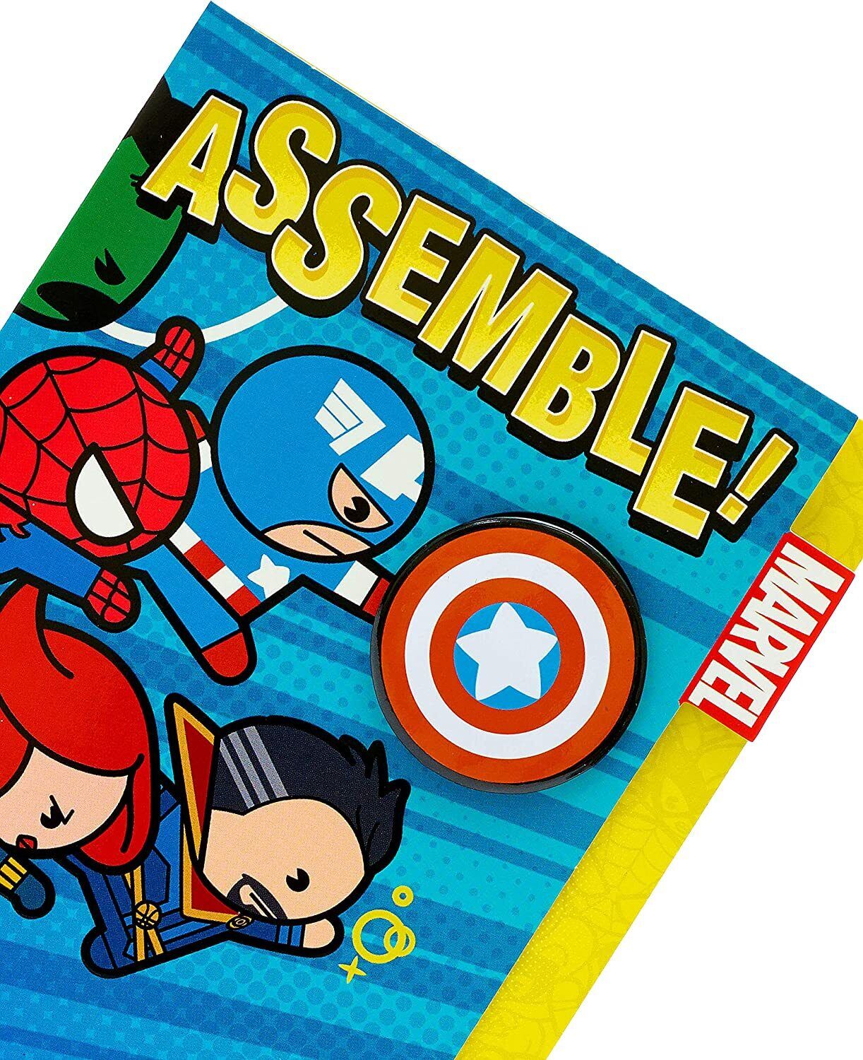 Marvel Avengers Kawaii Cute Superhero Birthday Card