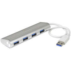 StarTech.com 4 Port USB3 Hub with Built in Cable