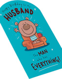 UK Greetings Birthday Card for Husband - Funny Design