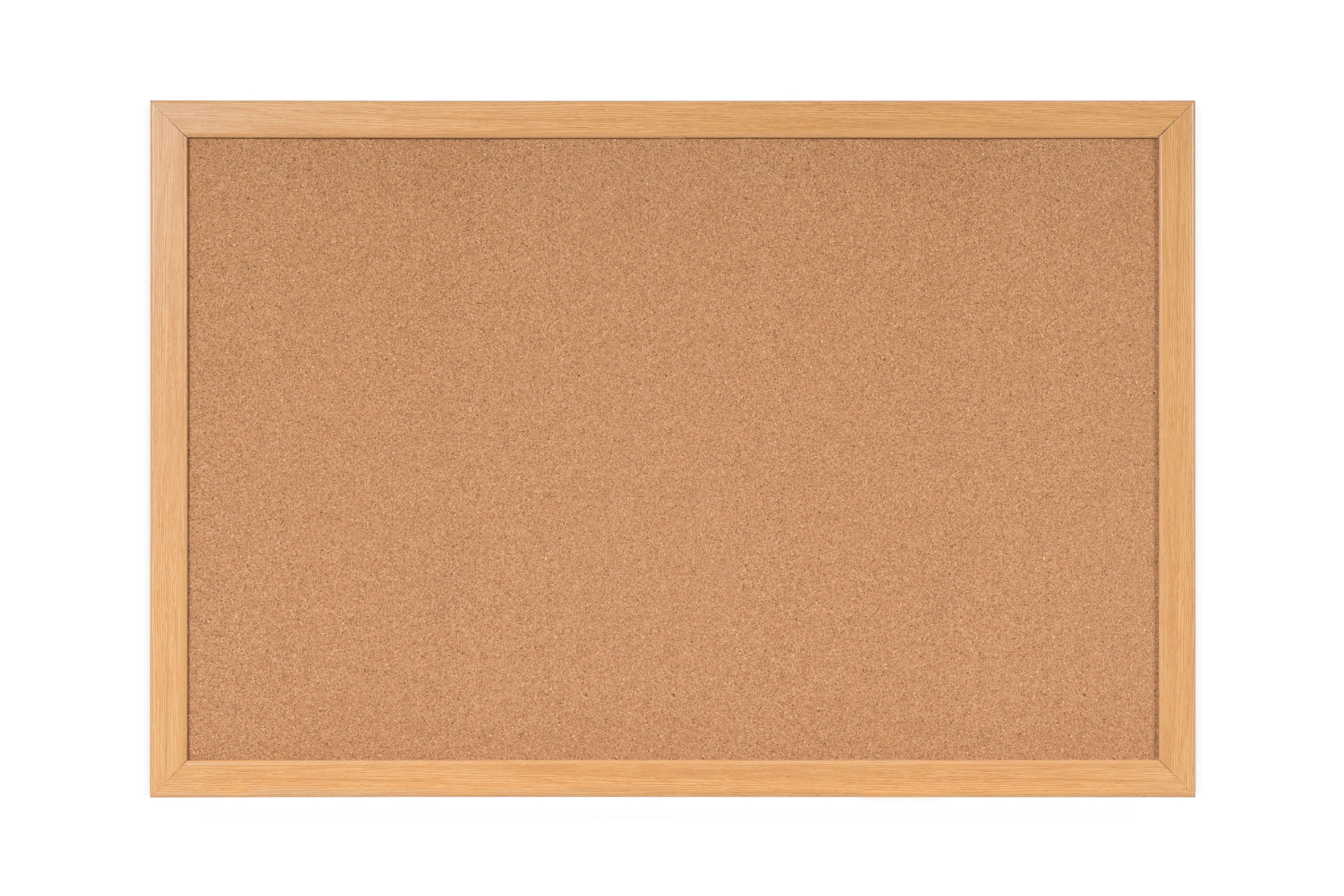 Bi-Office Earth-It Cork Noticeboard Oak Wood Frame 1200x900mm - SF152001233 DD