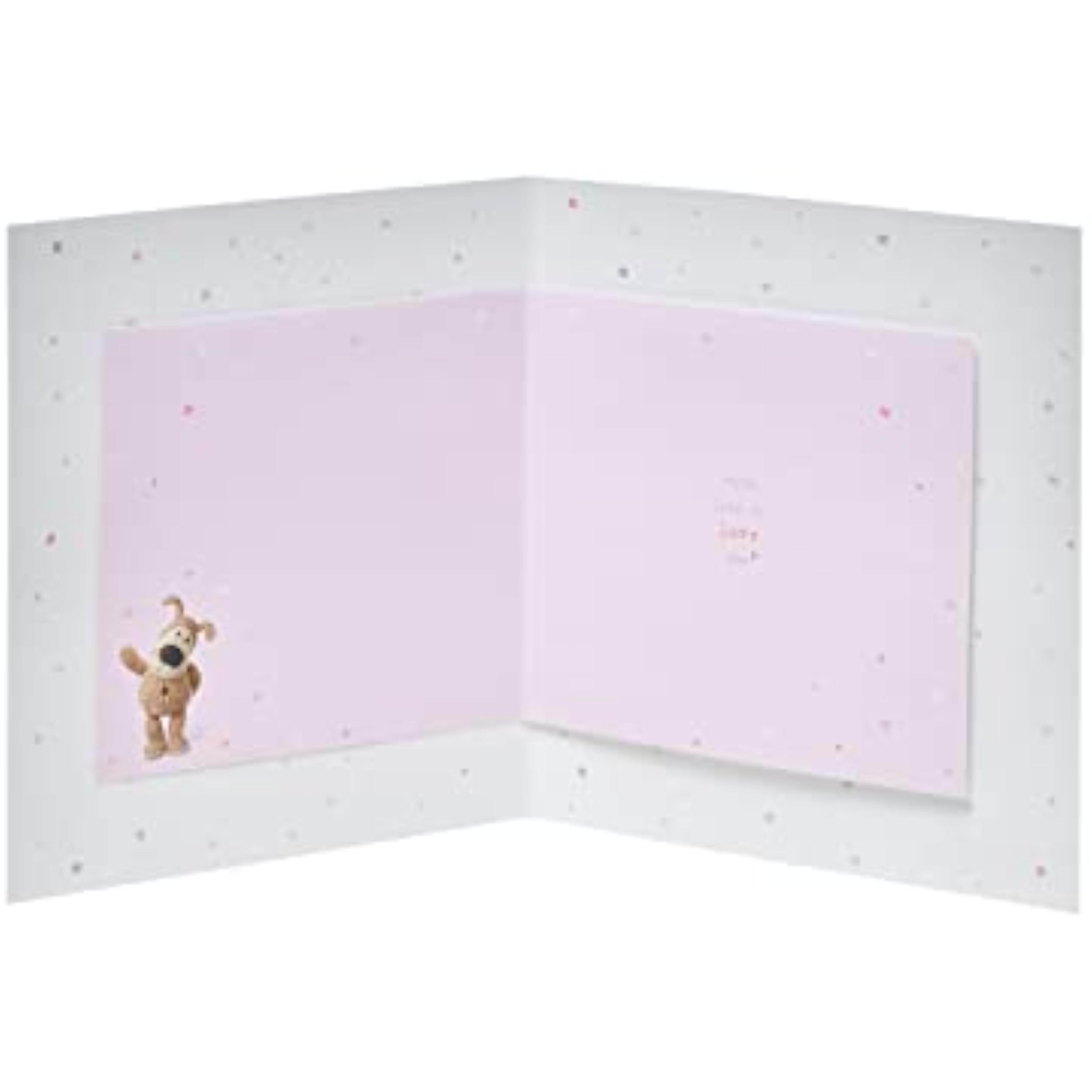 Boofle at Window Birthday Card