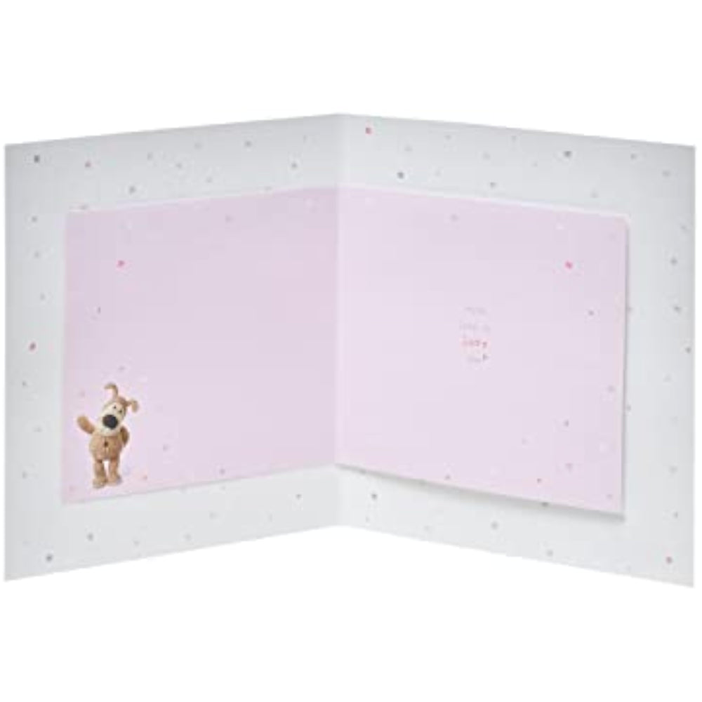 Boofle at Window Birthday Card