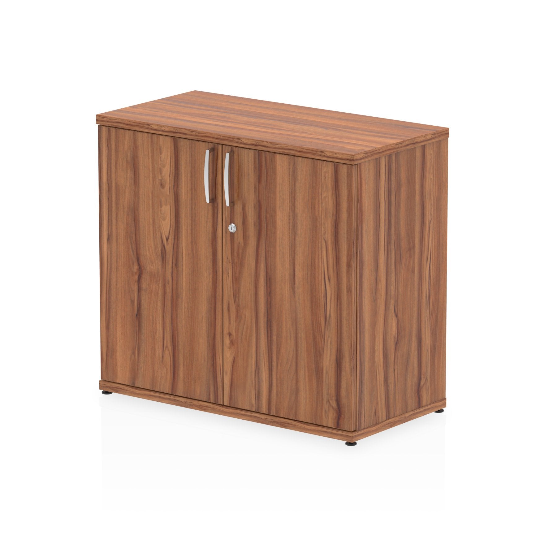 Dynamic Impulse 600mm Deep Desk High Cupboard Walnut I000122 DD