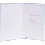 Birthday Card For Fiance Cute Design With Heart and Stars