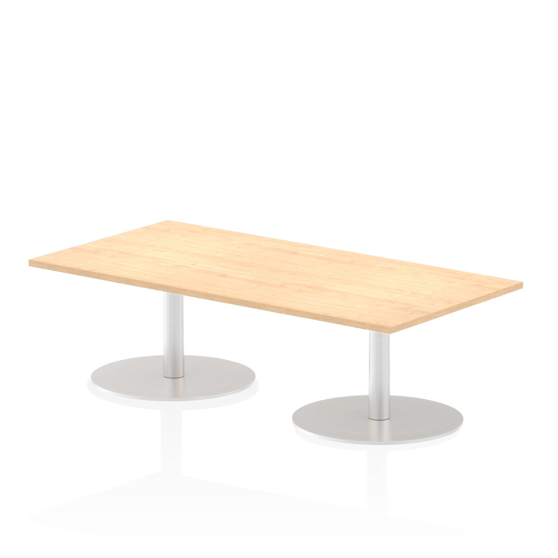 Dynamic Italia 1600 x 800mm Poseur Rectangular Table Maple Top 475mm High Leg ITL0283 DD