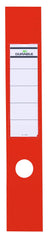 Durable ORDOFIX Self-Adhesive Spine Labels for Lever Arch Files & Folders 60x390mm Red (Pack 10) - 809003