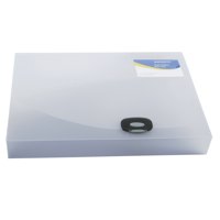 Rapesco 40mm Rigid Wallet Box File A4 Clear - 0711