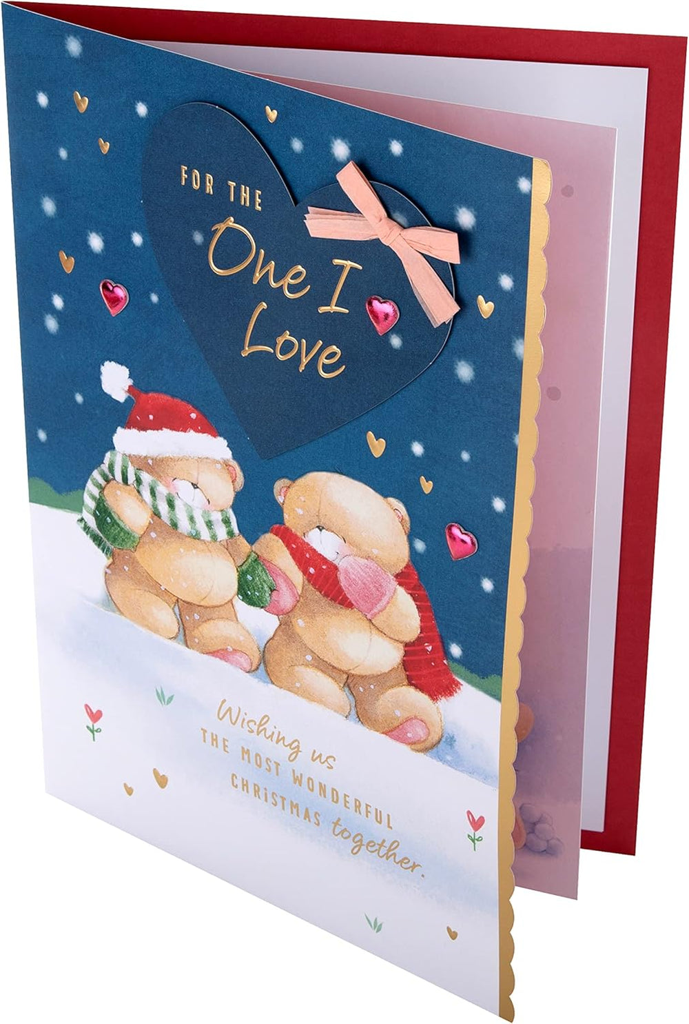 Hallmark Boxed Christmas Card for One I Love – Forever Friends Winter Design