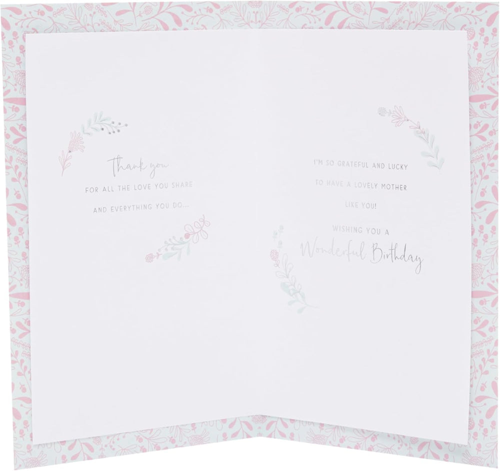 UK Greetings Birthday Card for Mum - Mother's Love Design