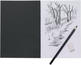 Tiger A5 Black Card Cover Sketch Book – Bulk Wholesale UK
