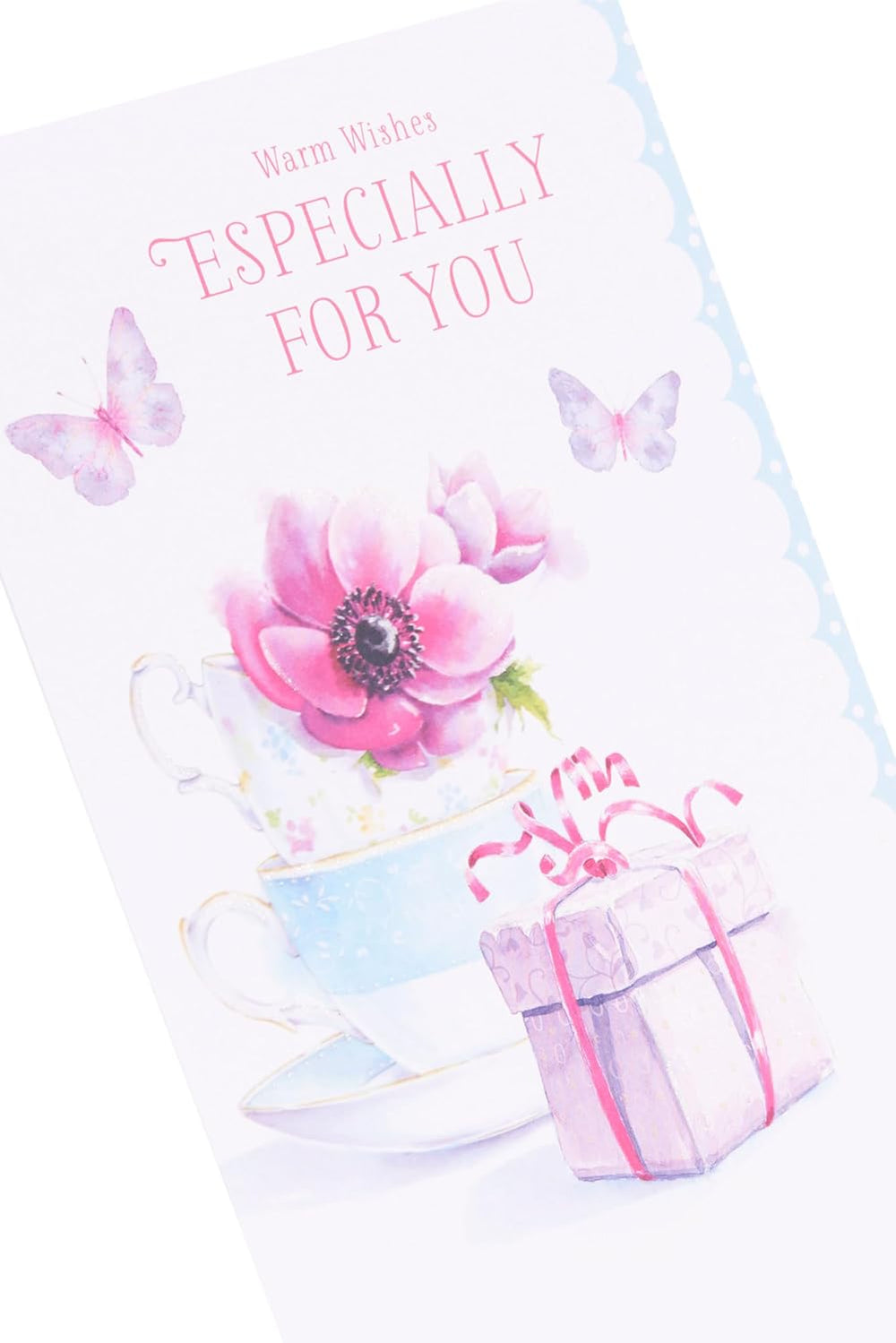 Teacups Design Birthday Card