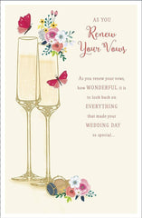 Stunning As You Renew Your Wedding Vows Wedding Card