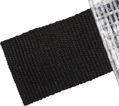 90% Recycled Clear Flat Pencil Case – 20x13cm, Eco-Friendly & Durable