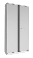 Phoenix SCL Series 2 Door 4 Shelf Steel Storage Cupboard in Grey with Electronic Lock SCL1891GGE DD