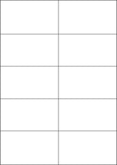 ValueX Multipurpose Label 105x58mm 10 Per A4 Sheet White (Pack 1000 Labels) - 15334SM