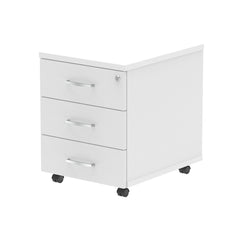 Impulse 3 Drawer Mobile Pedestal White I000185 DD